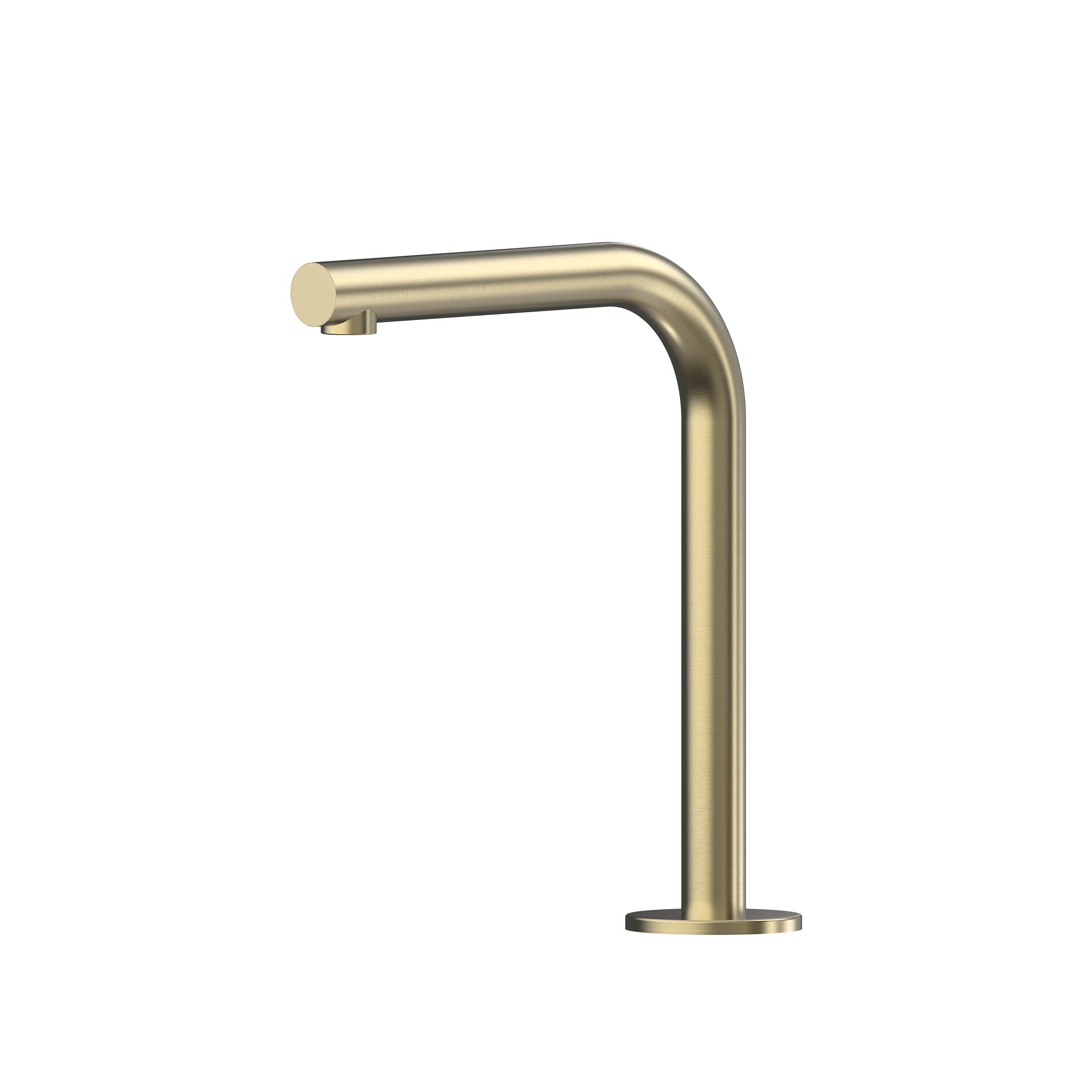 Leggero Fixed Hob Basin 175 Right Angle Spout Lead Free - Brushed Gold [PVD]