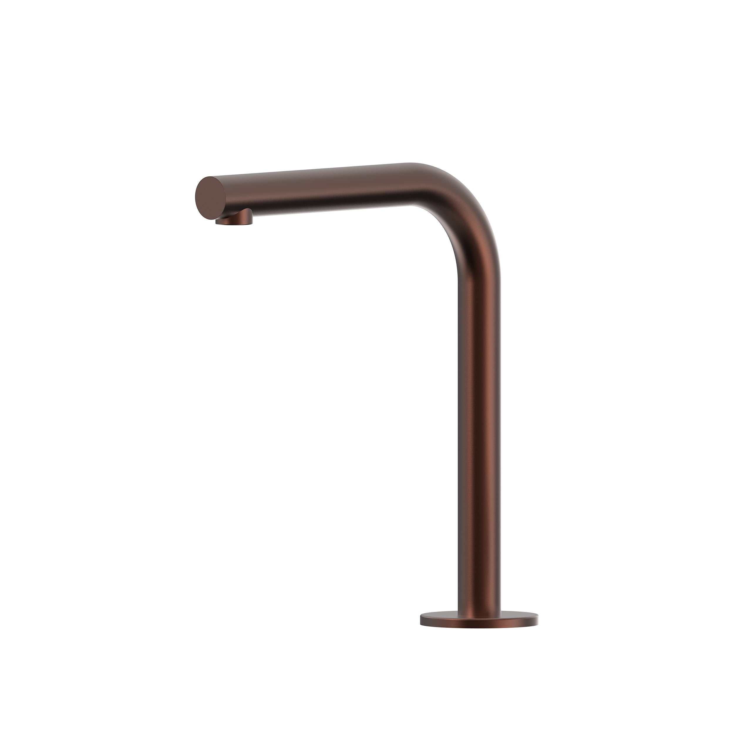 Leggero Fixed Hob Basin 175 Right Angle Spout Lead Free - Chocolate Bronze