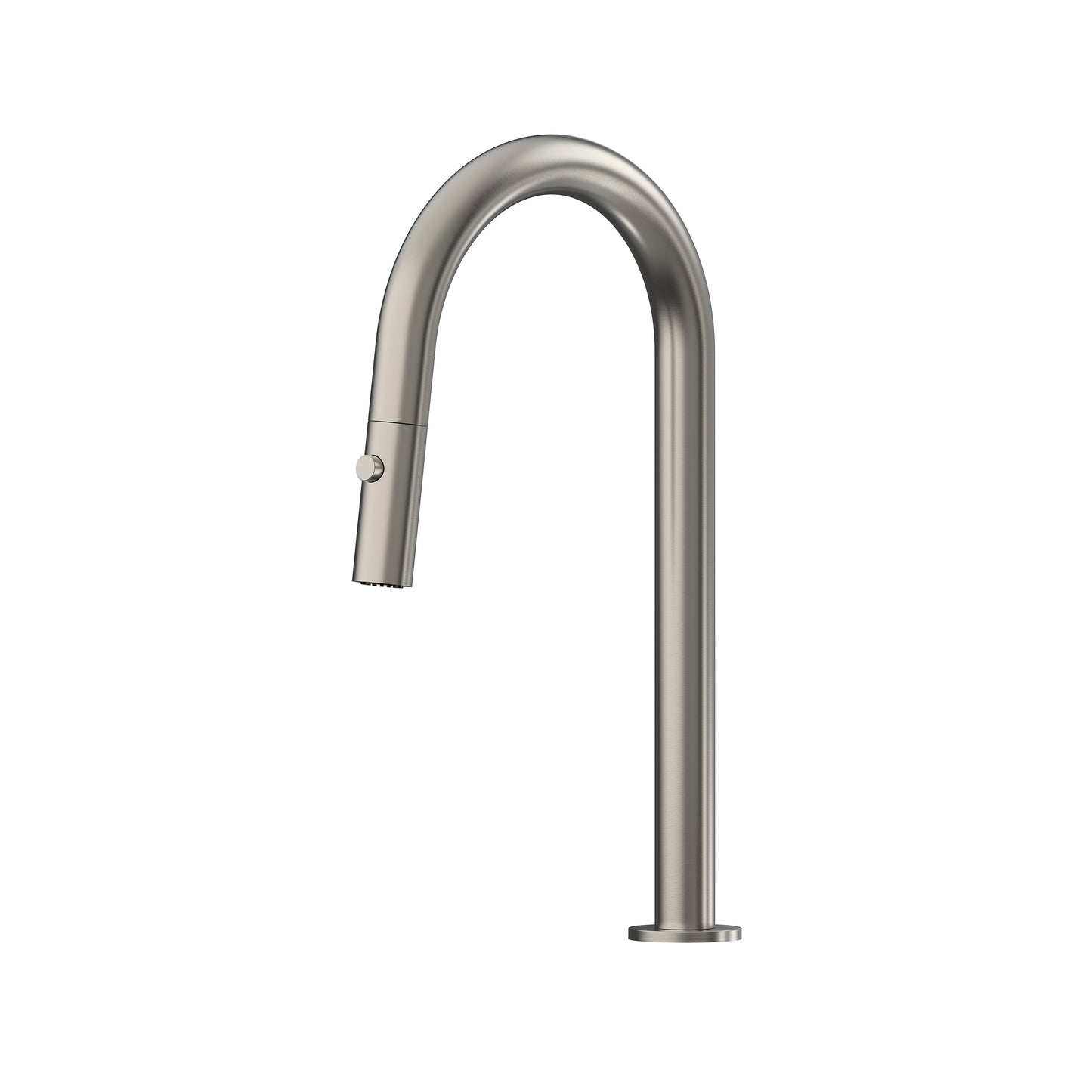 Leggero Pull Out Spray Sink 200 Curved Spout Lead Free - Brushed Nickel [PVD]