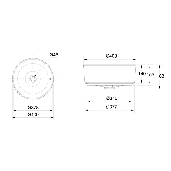 Cygnet Vessel Basin No Taphole