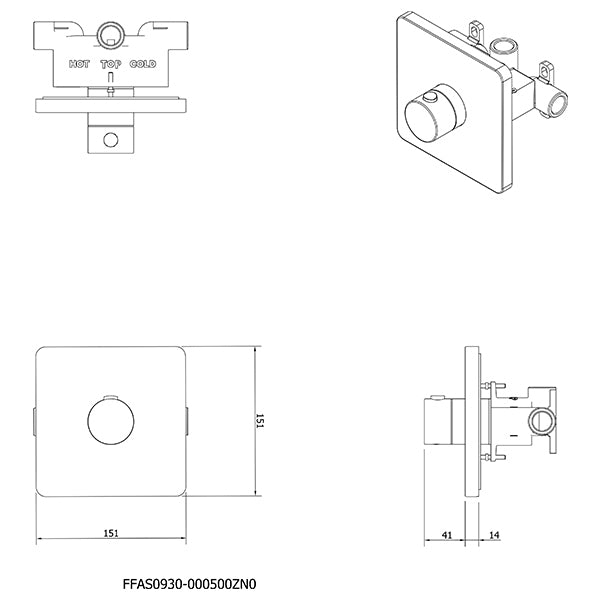 EasySET Thermostatic Mixer