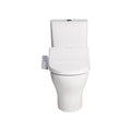 Cygnet Square HygieneRimless Close Coupled Back to Wall Bottom Inlet Suite with Spalet E-Bidet Seat