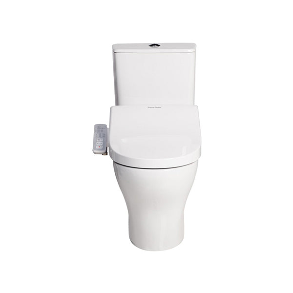 Cygnet Square HygieneRimless Close Coupled Back to Wall Bottom Inlet Suite with Spalet E-Bidet Seat
