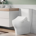 Cygnet Square HygieneRimless Close Coupled Back to Wall Bottom Inlet Suite with Spalet E-Bidet Seat