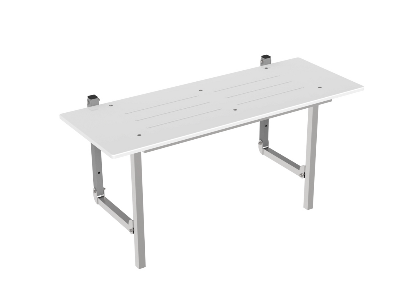 Bradley Australia MAPS Shower Seat 600mm with Legs to Floor 9555H-24