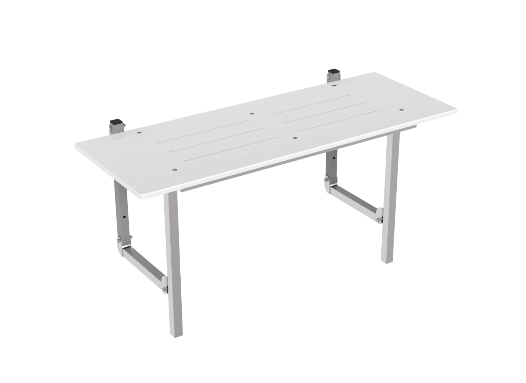 Bradley Australia MAPS Shower Seat 600mm with Legs to Floor 9555H-24