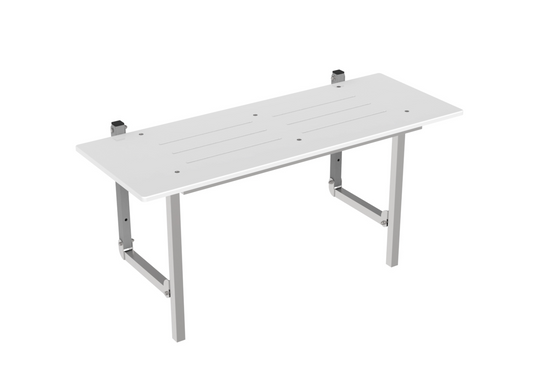 Bradley Australia MAPS Shower Seat 600mm with Legs to Floor 9555H-24