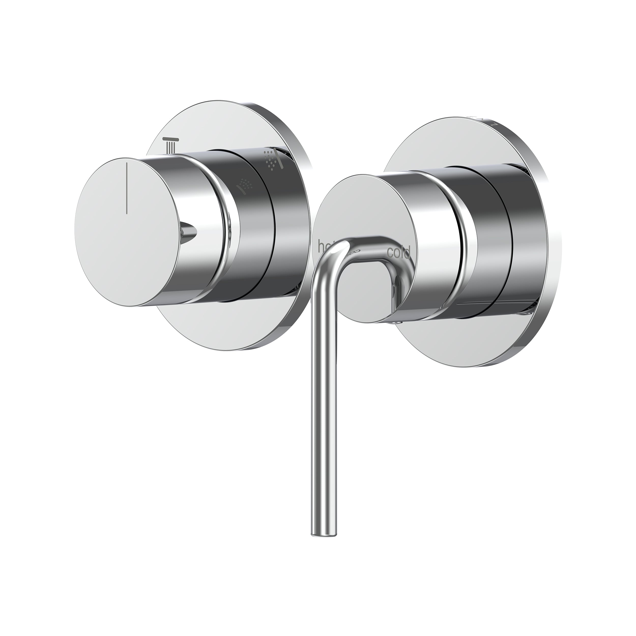 Meira Shower/Wall Mixer with Diverter Trim Kit - Chrome