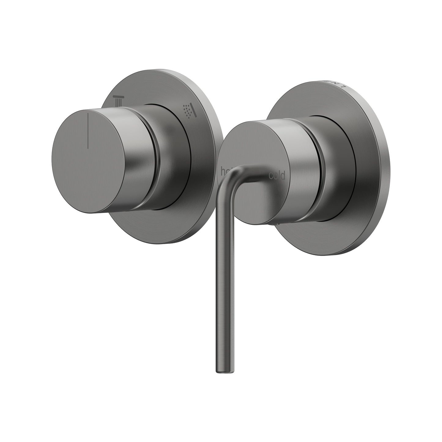 Meira Shower/Wall Mixer with Diverter Trim Kit - Gun Metal [PVD]