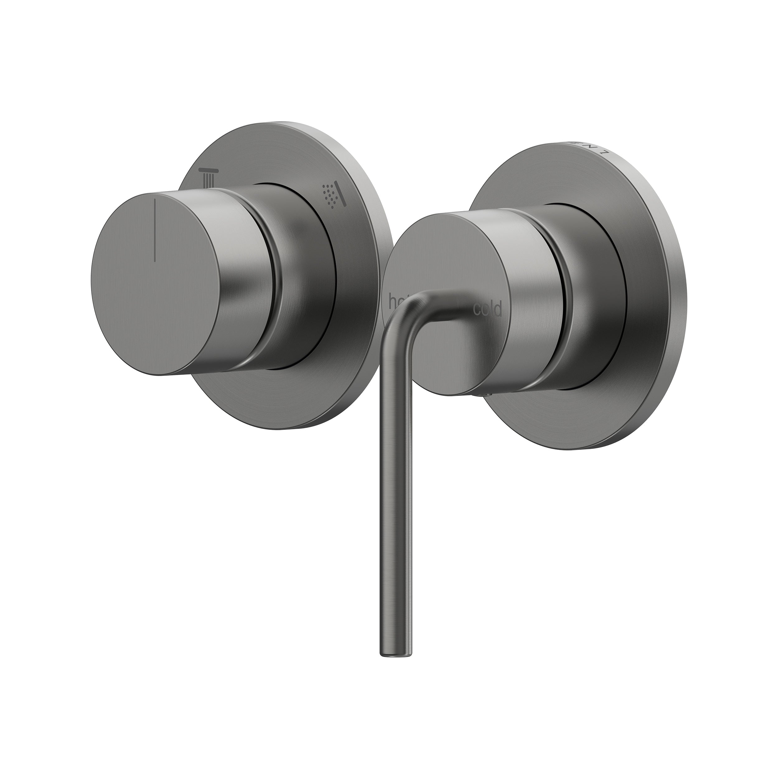 Meira Shower/Wall Mixer with Diverter Trim Kit - Gun Metal [PVD]