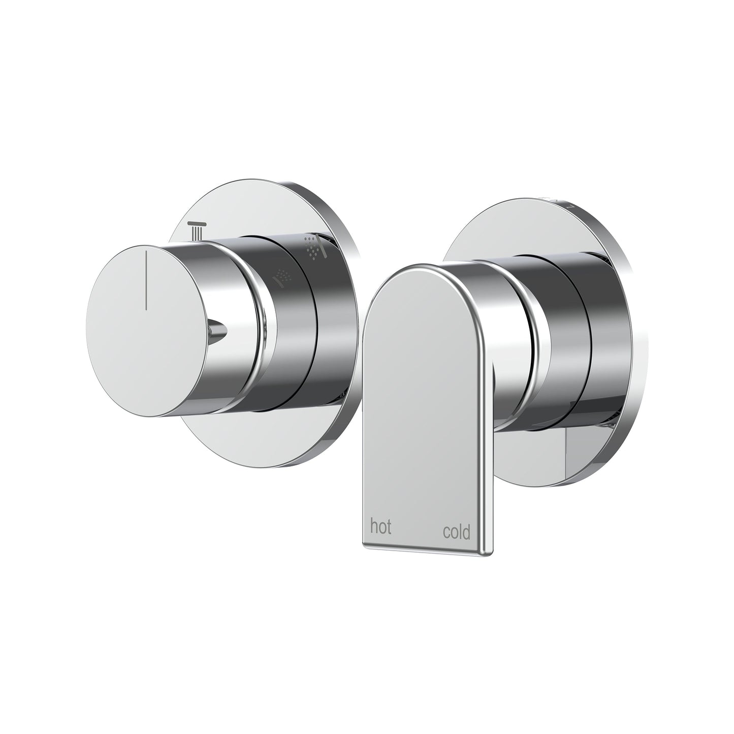 Lekki Shower/Wall Mixer with Diverter Trim Kit - Chrome