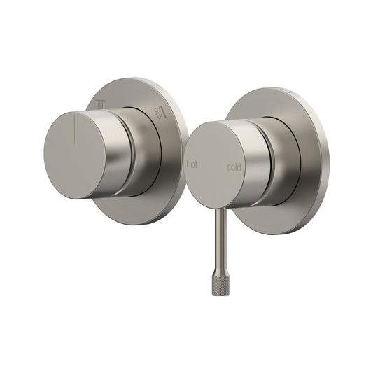Leora Shower/Wall Mixer with Diverter Trim Kit - Gun Metal [PVD]