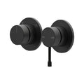 Leora Shower/Wall Mixer with Diverter Trim Kit - Matte Black [Electroplated]