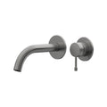 Leora Wall Basin/Bath Mixer Set 180 Curved Spout Trim Kit Lead Free - Chocolate Bronze