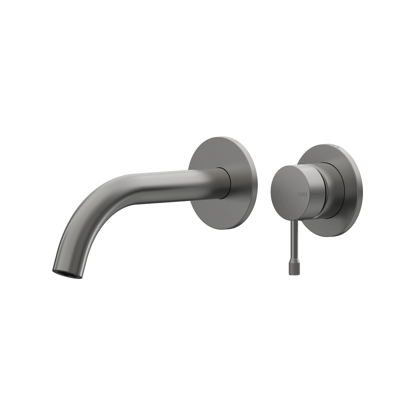 Leora Wall Basin/Bath Mixer Set 180 Curved Spout Trim Kit Lead Free - Chrome