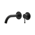Leora Wall Basin/Bath Mixer Set 180 Curved Spout Trim Kit Lead Free - Matte Black [Electroplated]