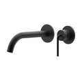 Meira Wall Basin/Bath Mixer Set 220 Curved Spout Trim Kit Lead Free - Matte Black [Electroplated]