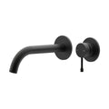 Leora Wall Basin/Bath Mixer Set 220 Curved Spout Trim Kit Lead Free - Matte Black [Electroplated]