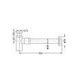 BOTTLE TRAP 40MM AB (NRA186EAB) AGED BRASS