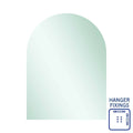 AC7510HN Church Shape Polished Edge Mirror with Hangers