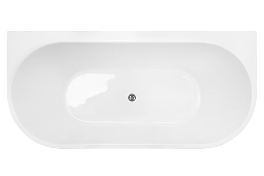Alegra 1500/1700 Back-To-Wall Freestanding Bath