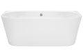 Alegra Contour Back-To-Wall Freestanding Bath