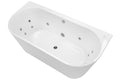 Alegra Contour Back-To-Wall Freestanding Bath