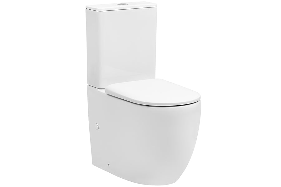 Alegra EZI Height Universal Rimless Back-To-Wall Toilet Suite