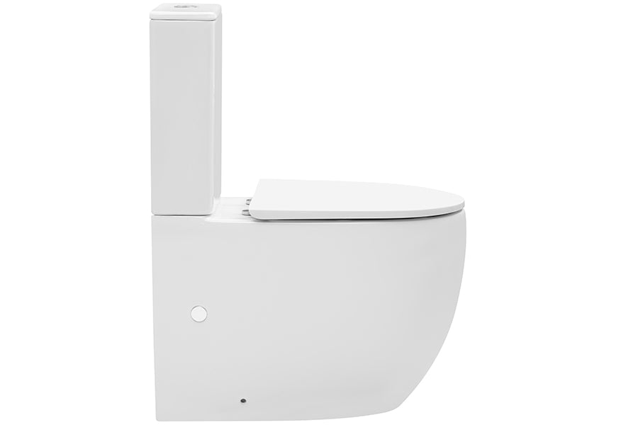 Alegra EZI Height Universal Rimless Back-To-Wall Toilet Suite