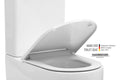 Caval EZI Height Universal Rimless Back-To-Wall Toilet Suite
