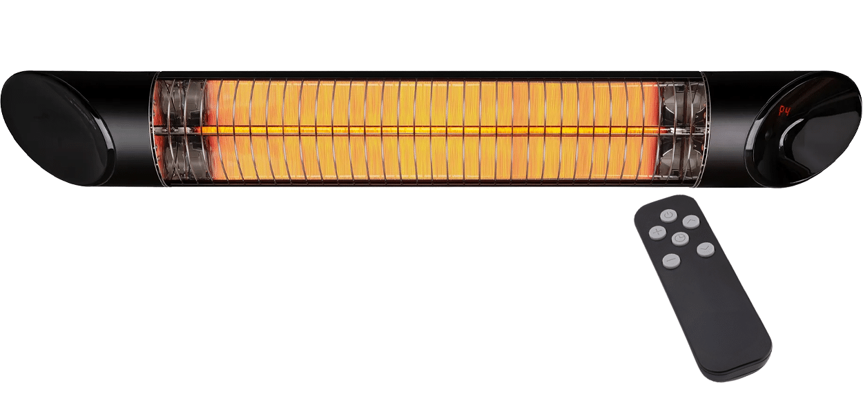AO2500RB Ash 2500W Mid-Wave Outdoor Heater