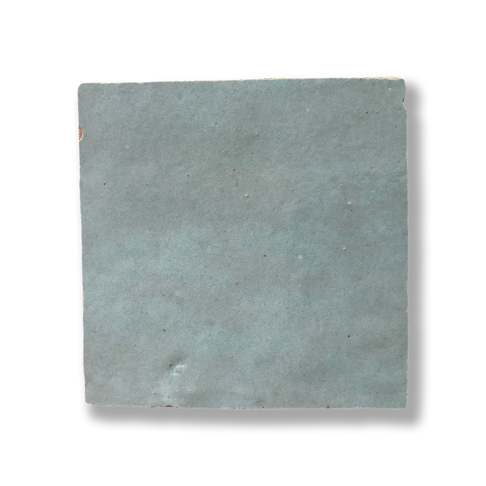 Medina Aquamarine Blue Moroccan Zellige Square Tile