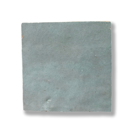 Medina Aquamarine Blue Moroccan Zellige Square Tile