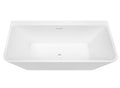 Aria 1500/1700 Back-To-Wall Freestanding Bath with Integrated Overflow