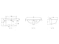 Cygnet 550 Undercounter Basin - Overflow