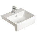 Heron Semi-Recessed Basin with 1 Taphole