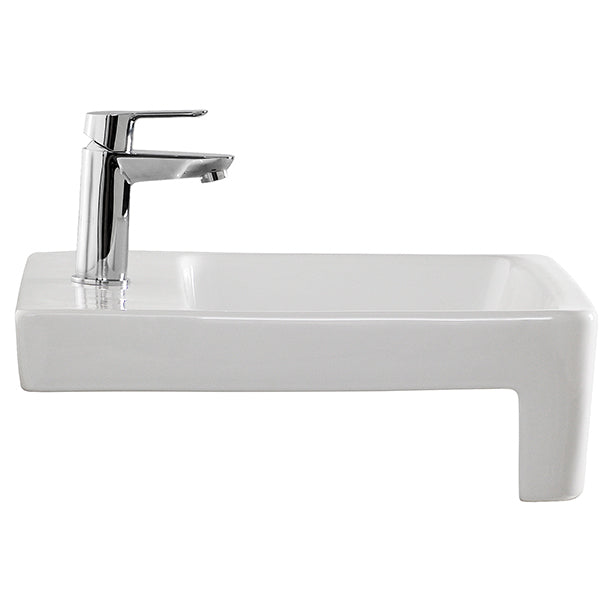 Heron Semi-Recessed Basin with 1 Taphole
