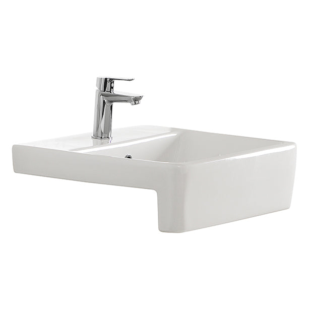 Heron Semi-Recessed Basin with 1 Taphole