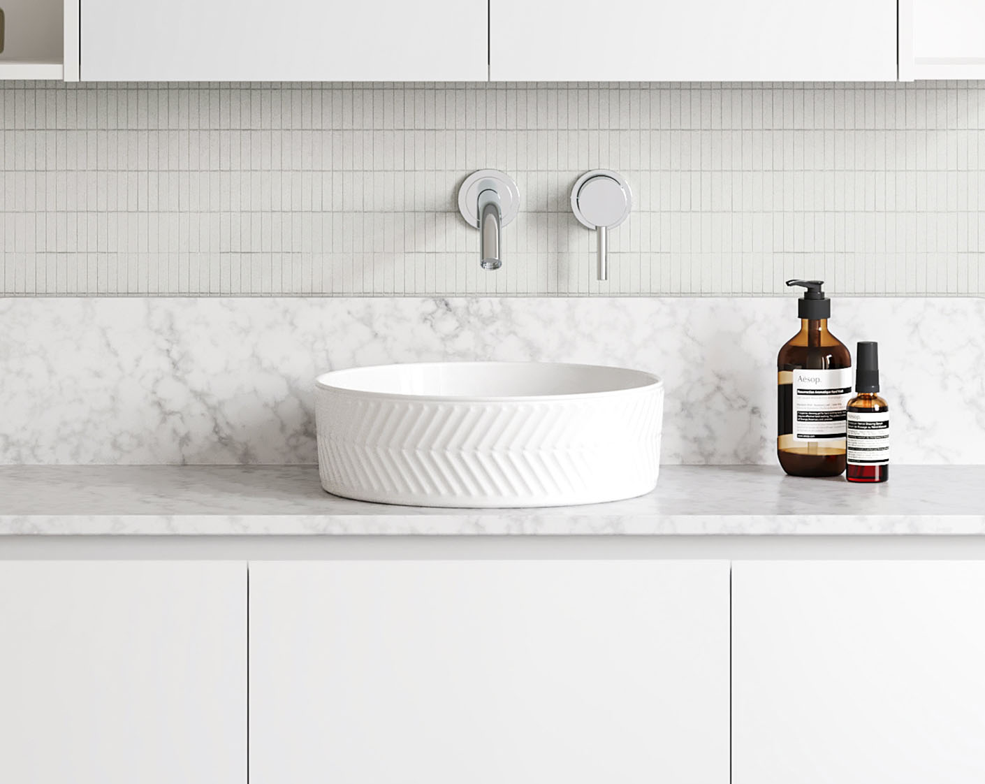 Timberline Allure Arrow Basin White Matt