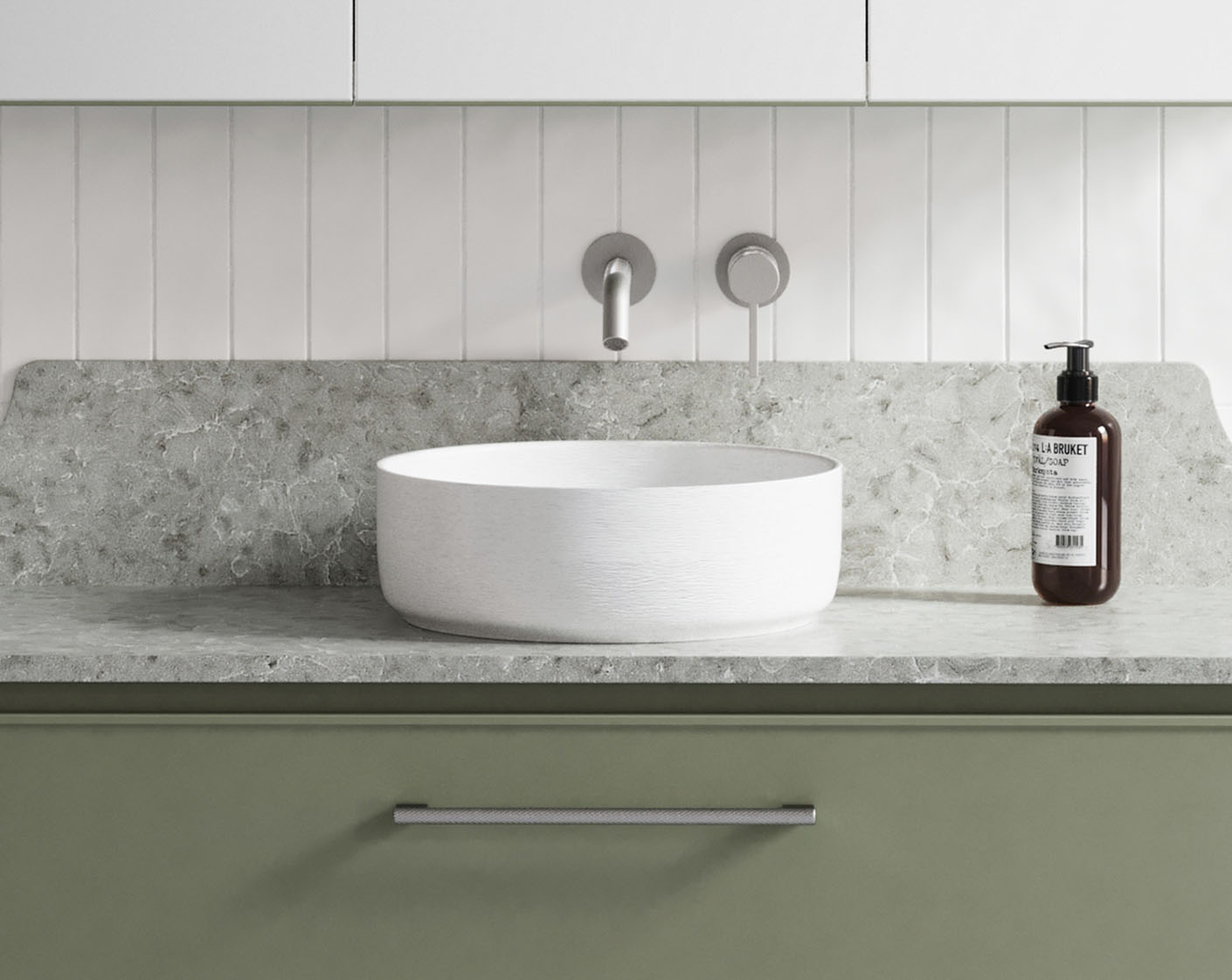 Timberline Allure Raked Basin White Matt