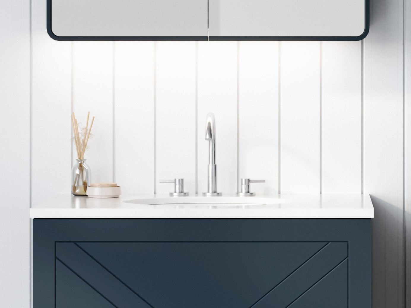 Timberline Amara Undermount Basin White Gloss