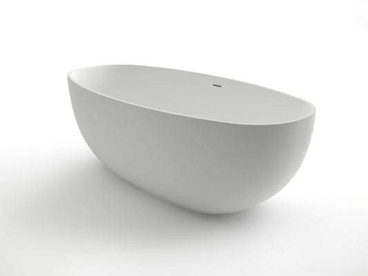 KR03-1800 Oval Stone Bath with Overflow