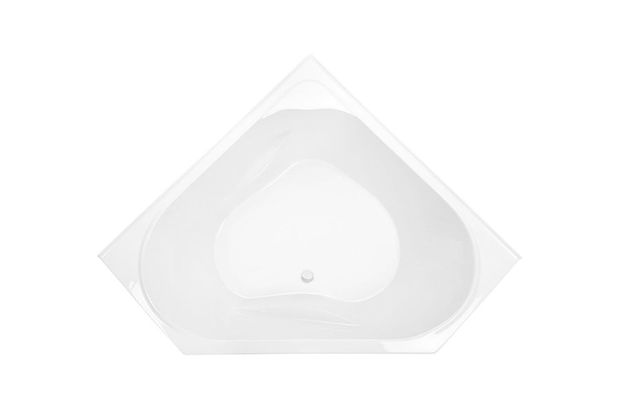Angelique 1295/1465 Inset Corner Bath — White Baths, Acrylic Baths, Back to Wall & Corner Baths, Built In Baths