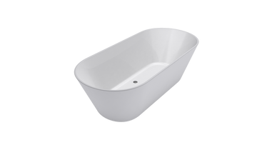 Elinea 1500/1790 Freestanding Bath (White) — Acrylic Baths, Oval Baths