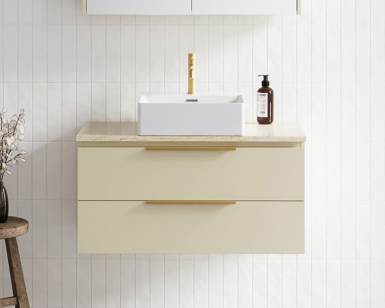 Timberline Ashton Vanity White Gloss