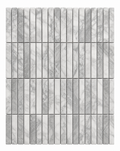 Bastoni Super White Natural Stone Kit Kat Mosaic Tile