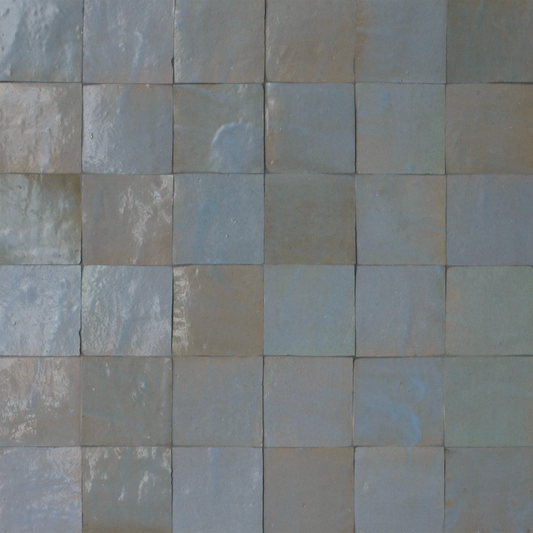Medina Blue Moon Moroccan Zellige Square Tile