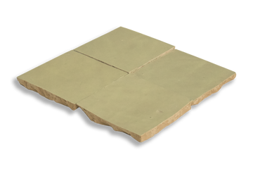 Medina Butter Yellow Moroccan Zellige Square Tile