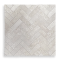 BALMAIN BOTTOCINO LIMESTONE TUMBLED NATURAL STONE HERRINGBONE MOSAIC
