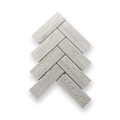 BALMAIN TRAVERTINE CLASSIC TUMBLED NATURAL STONE HERRINGBONE MOSAIC